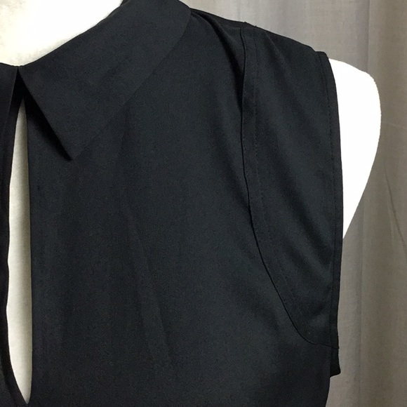 Ann Taylor Classic style Black Dressy Tank M - Picture 3 of 8